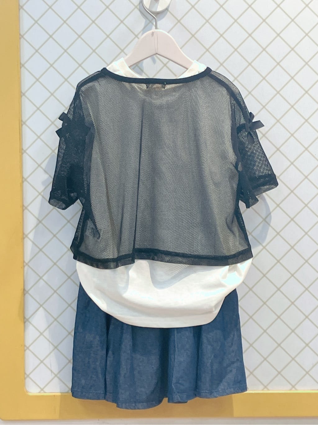 蒼さんの「SHOO･LA･RUE｜【100-150cm/ひんやり】インパン付きフレアスカート」を使ったコーディネート