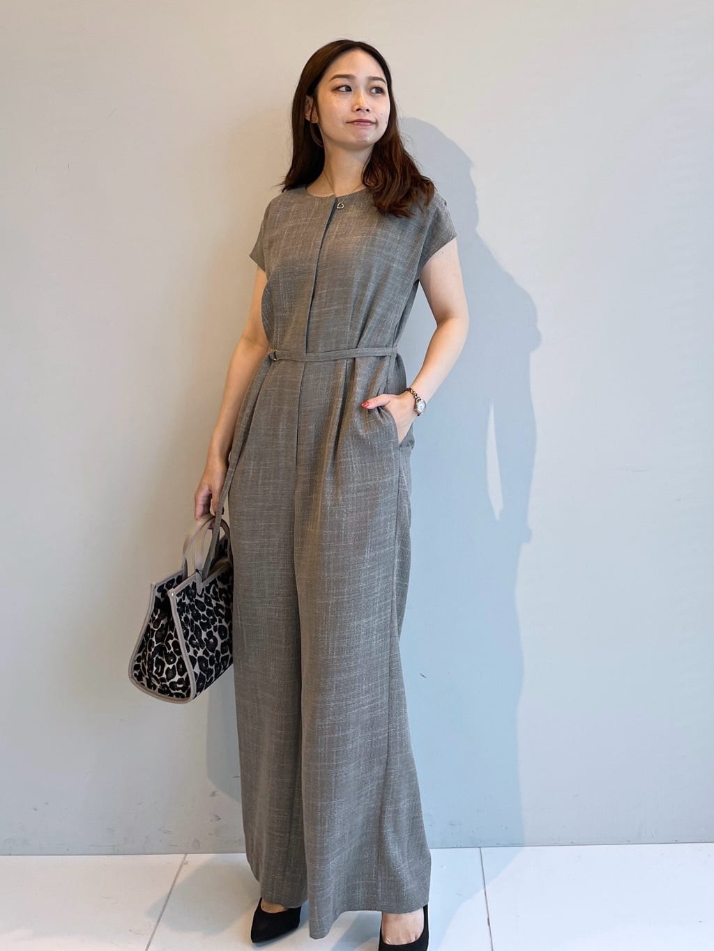 Saekoさんの「UNTITLED｜【接触冷感/オールインワン/洗える】梳毛調合繊コンビネゾン」を使ったコーディネート