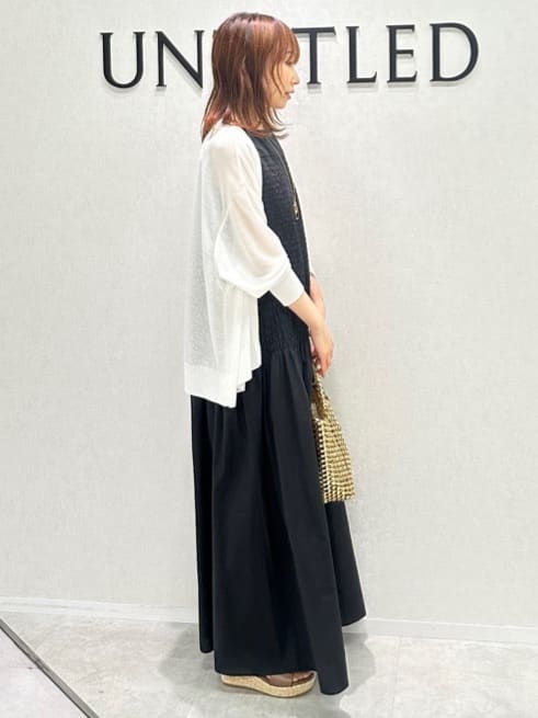 Miwaさんの「UNTITLED｜ライトダブルリングネックレス」を使ったコーディネート