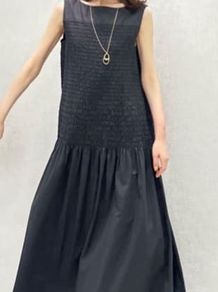 Miwaさんの「UNTITLED｜ライトダブルリングネックレス」を使ったコーディネート