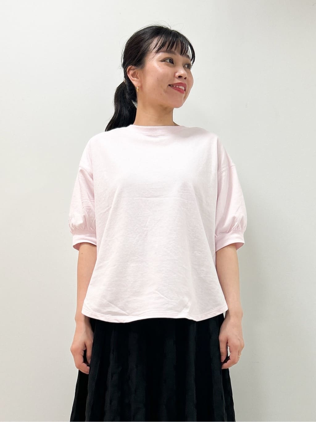 Kaiさんの「Dessin｜【360度可愛い/前後2WAY/洗える】ライトコットンヘンリーカットソー」を使ったコーディネート