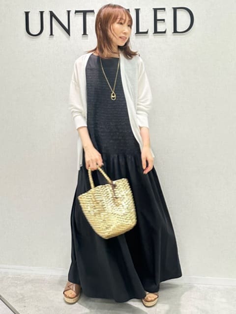 Miwaさんの「UNTITLED｜ライトダブルリングネックレス」を使ったコーディネート