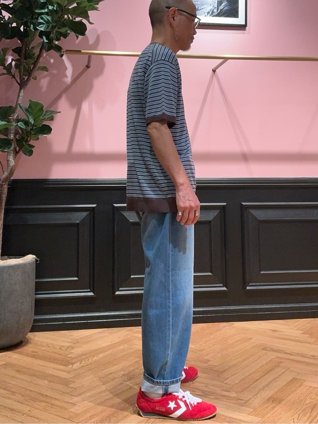 torigoeさんの「DRESSTERIOR｜ストレッチメッシュベルト」を使ったコーディネート