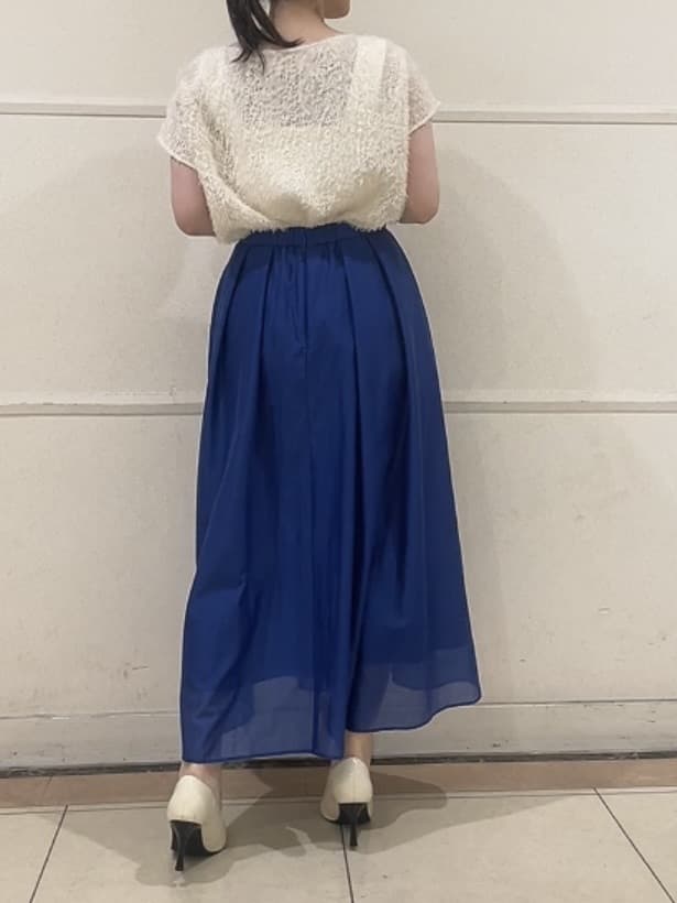 watanabeさんの「UNTITLED｜【セットアップ可/洗える】フェザーフレンチスリーブブラウス」を使ったコーディネート