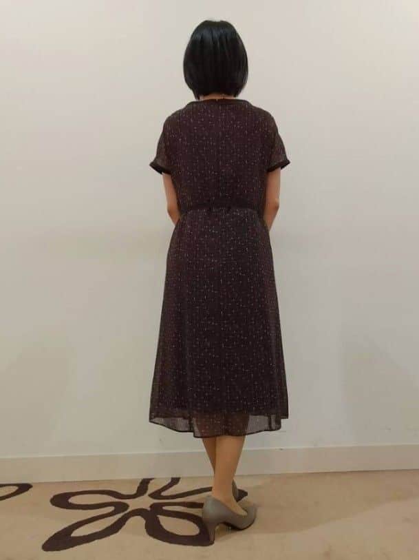 jamさんの「Reflect｜【WEB先行カラーあり／マシンウォッシュ可／ナローベルト付き】オフボディツイードチェックワンピース」を使ったコーディネート