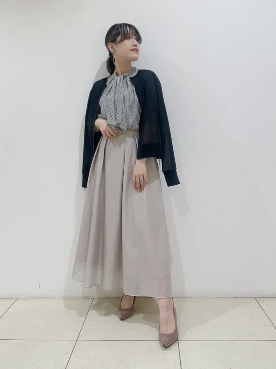 watanabeさんの「UNTITLED｜【通勤/オフィス】ジオメ柄ボウタイブラウス」を使ったコーディネート