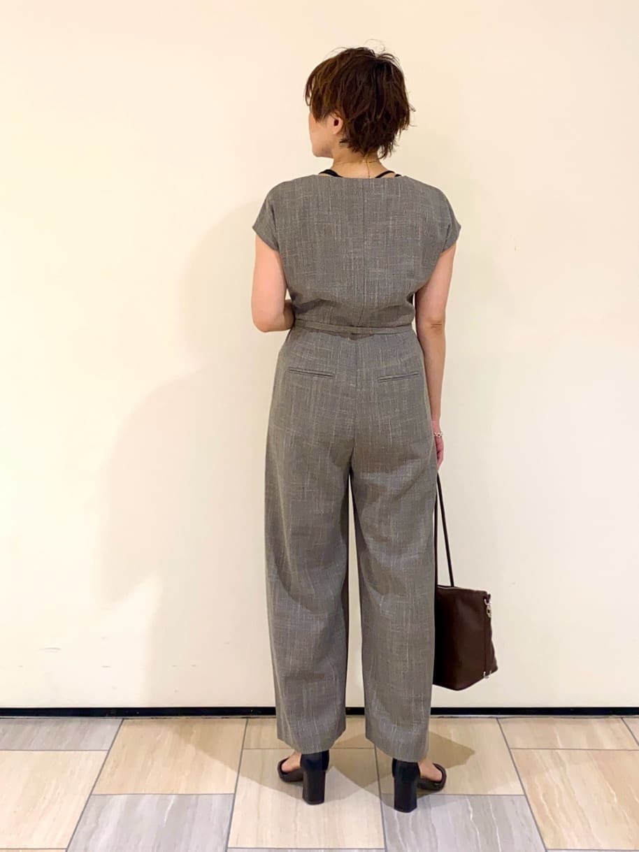 mari_831さんの「UNTITLED｜【接触冷感/オールインワン/洗える】梳毛調合繊コンビネゾン」を使ったコーディネート
