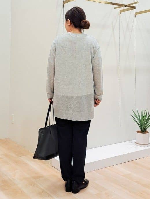 ふるさんの「grove｜キレイも動きやすさも　美脚見えハイパーストレッチパンツ」を使ったコーディネート