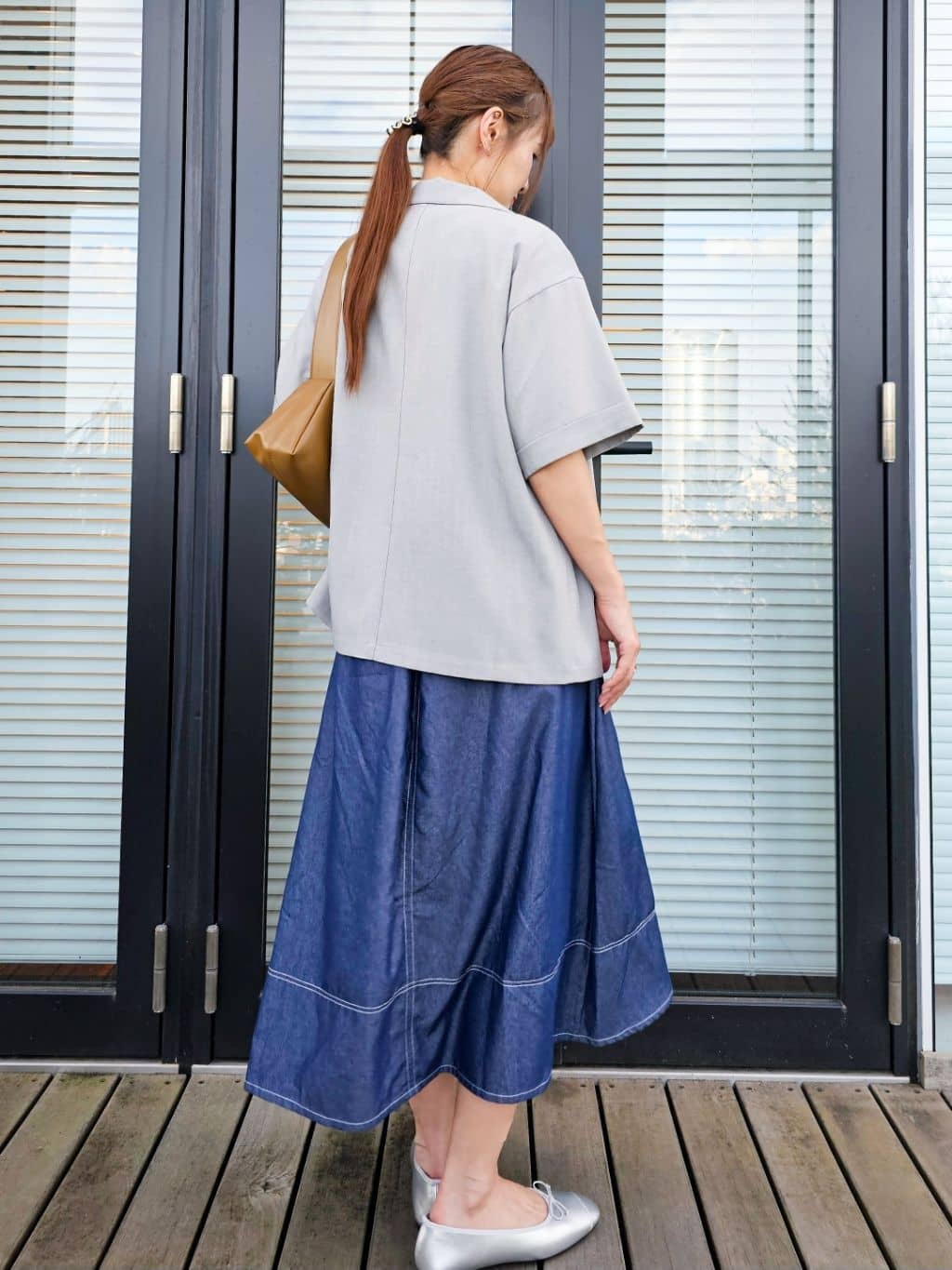 ゆゆさんの「SHOO･LA･RUE｜【S-LL/ひんやり/UV】選べる6柄でそれぞれ欲しくなる プリントTシャツ」を使ったコーディネート