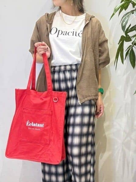 misakiさんの「SHOO･LA･RUE｜【S-LL】柔らかシアーでこなれるフーディブルゾン」を使ったコーディネート