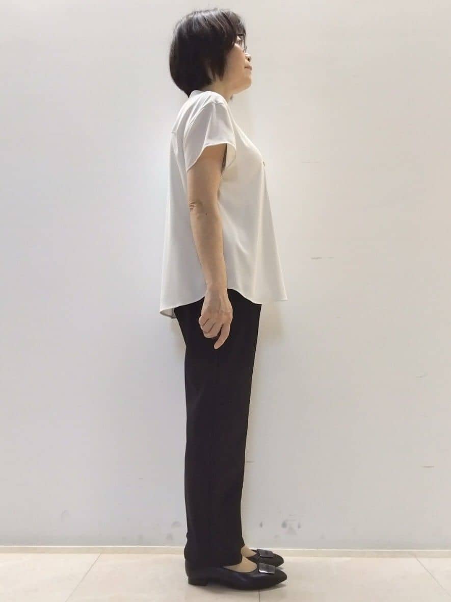 tokuさんの「Reflect｜【私のパンツ／手洗い可】ベーシックテーパードパンツ」を使ったコーディネート