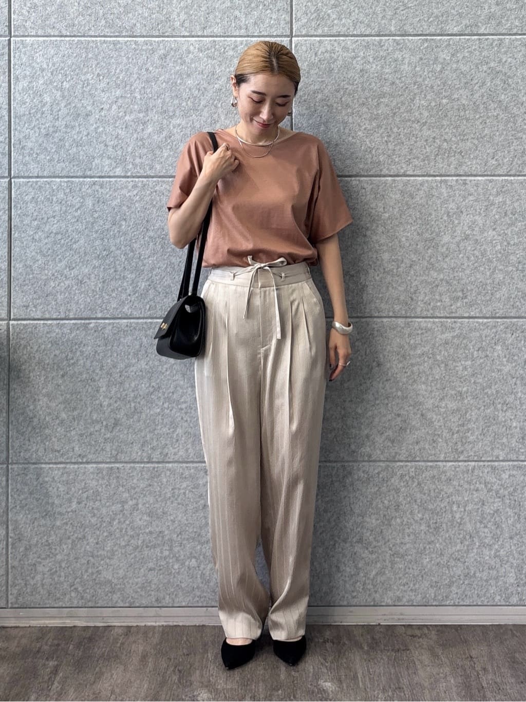 kotakiさんの「INDIVI｜【インナーとしても活躍！】シンプルTシャツ」を使ったコーディネート