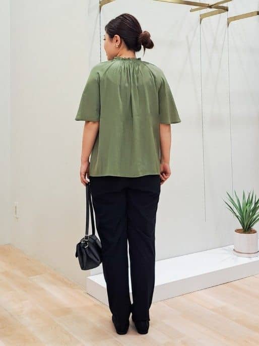ふるさんの「grove｜ドットで華やぐ　軽やかマーメイドスカート」を使ったコーディネート