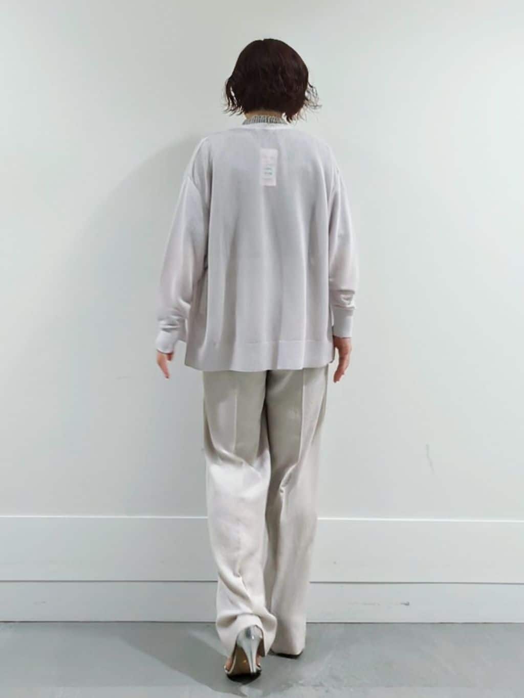 ミズタさんの「UNTITLED｜【通勤/オフィス】ジオメ柄ボウタイブラウス」を使ったコーディネート