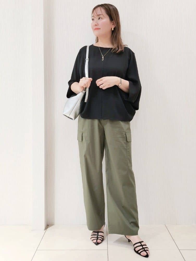 naokoさんの「UNTITLED｜【古畑星夏さん着用/追加/本革/日本製】オーバルベルト30mm」を使ったコーディネート