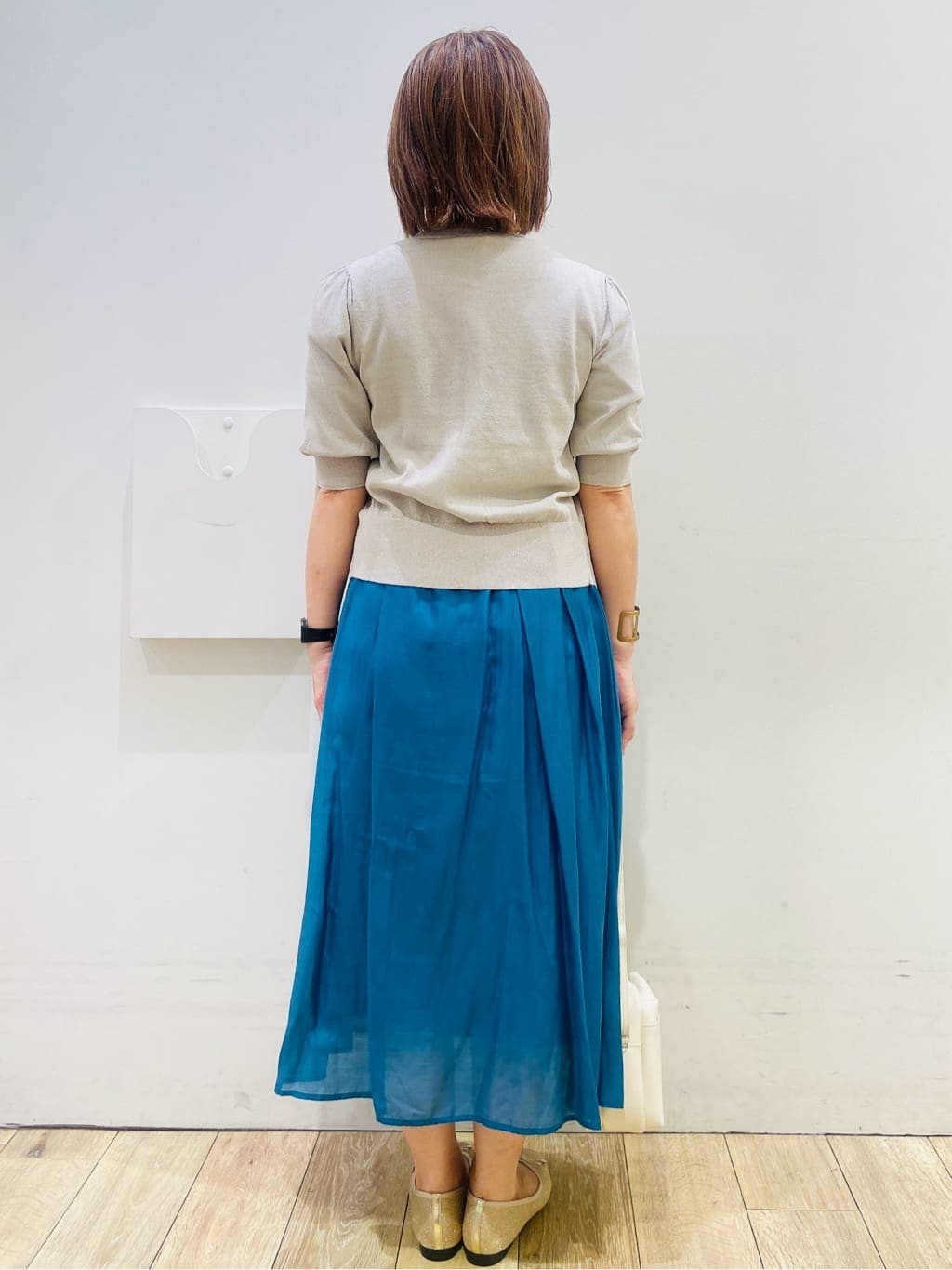 YUKOさんの「index｜《7色展開／XS-LLサイズ》多機能タックスリーブトップス【汗ジミ防止／吸水速乾／接触冷感／UVケア」を使ったコーディネート