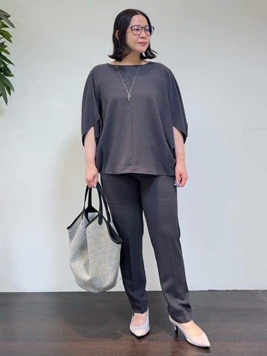 Asamiさんの「UNTITLED｜マーブルドロップネックレス」を使ったコーディネート