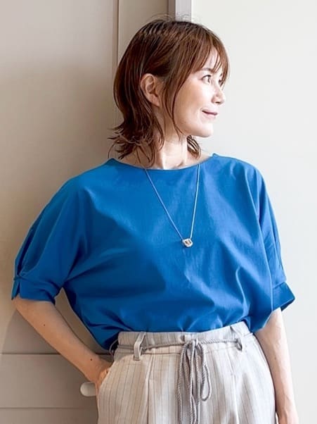 yamakoさんの「grove｜ロープベルトで差がつく 洗練リラックスパンツ」を使ったコーディネート