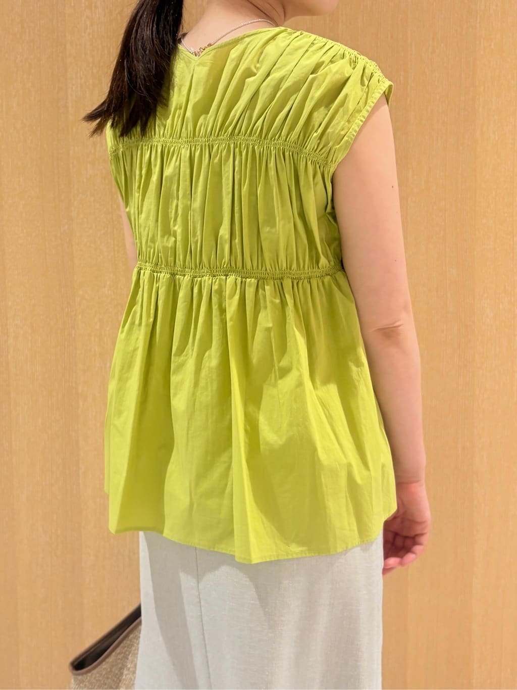 CHISATOさんの「UNTITLED｜【後ろウエストゴム/ストレッチ性/オンオフ】ジャージナロースカート」を使ったコーディネート