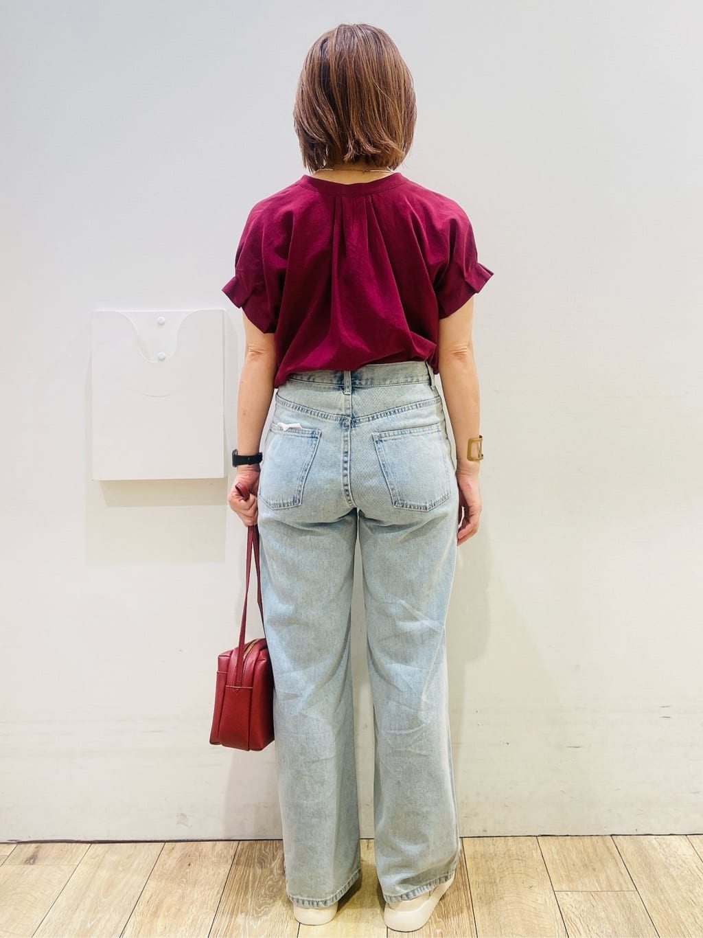 YUKOさんの「index｜《7色展開／XS-LLサイズ》タックスリーブスキッパーブラウス【洗濯機洗い可／吸水速乾／抗ピル／防シ」を使ったコーディネート