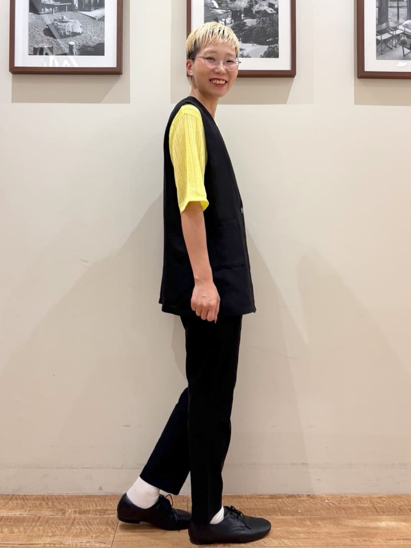 Ayumiさんの「SHOO･LA･RUE｜【洗える/S-LL】大人のシアー感 キラキラ リブニット」を使ったコーディネート