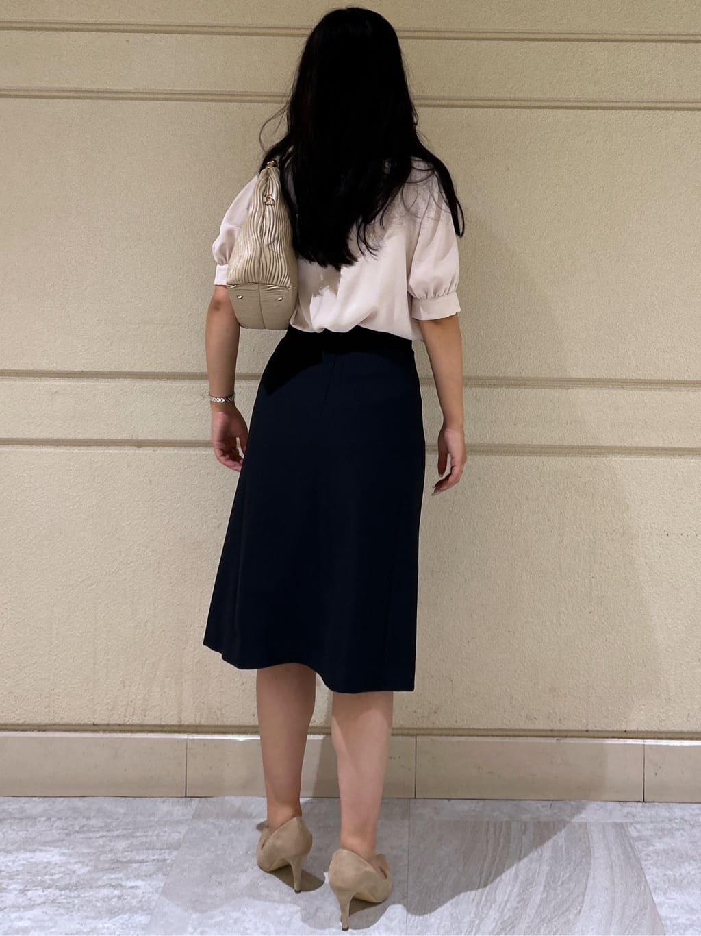 Momokaさんの「COUP DE CHANCE｜◆【手洗い可／日本製】パフスリーブブラウス」を使ったコーディネート