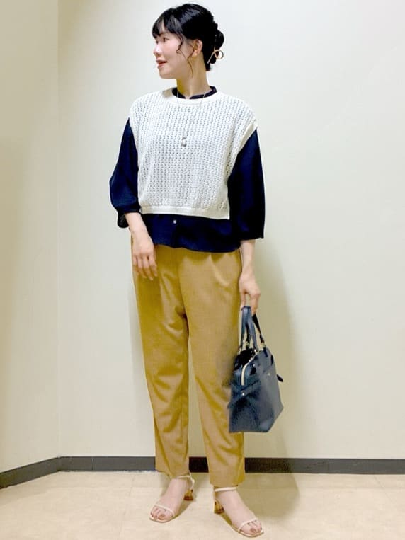  beni_gingerさんの「Reflect｜◆【マシンウォッシュ可／セットアップ可】スリーブディティールブラウス」を使ったコーディネート