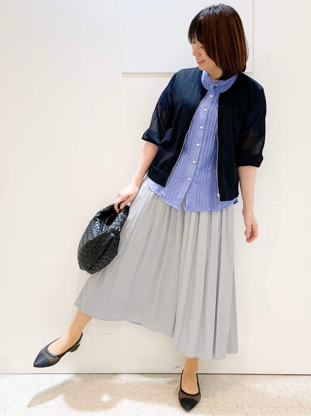 めいさんの「Reflect｜【ウエストゴム仕様／長く着られる◎】スカーチョパンツ」を使ったコーディネート