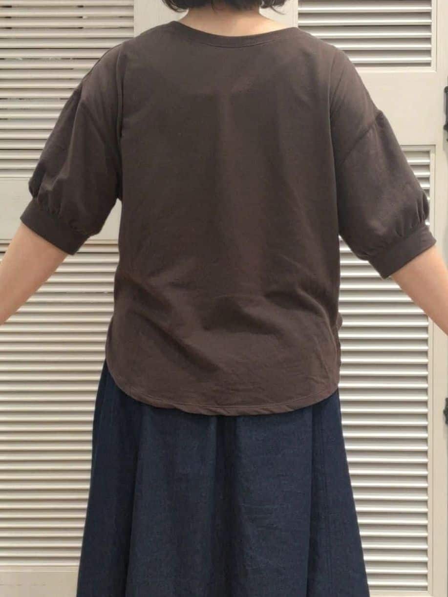 kaiさんの「Dessin｜【360度可愛い/前後2WAY/洗える】ライトコットンヘンリーカットソー」を使ったコーディネート