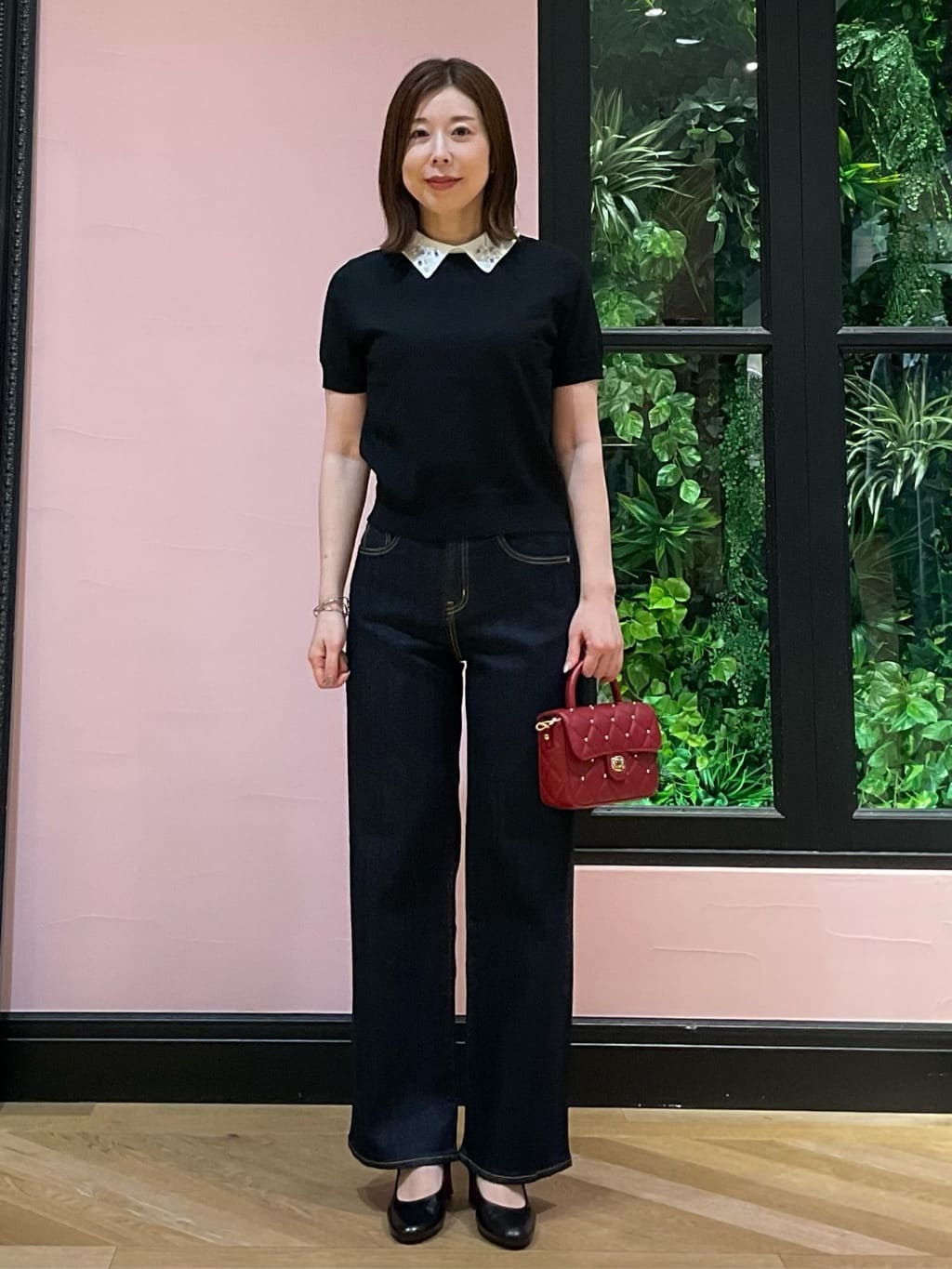 maruさんの「DRESSTERIOR｜【otonaMUSE5月号掲載】アーチフィットレザーパンプス」を使ったコーディネート