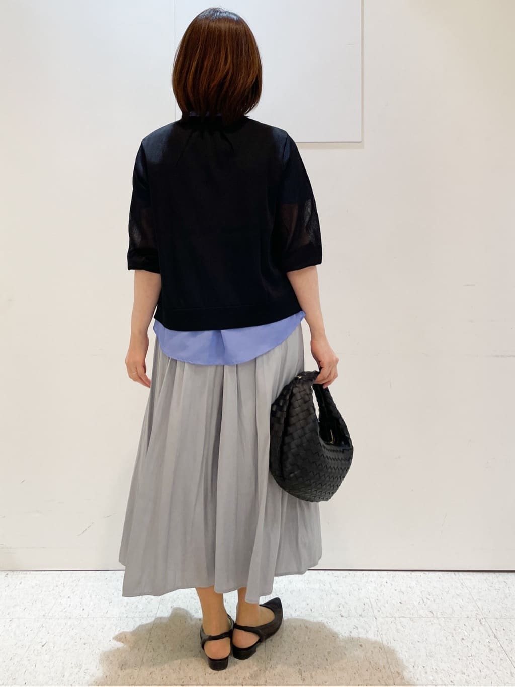 めいさんの「Reflect｜【ウエストゴム仕様／長く着られる◎】スカーチョパンツ」を使ったコーディネート