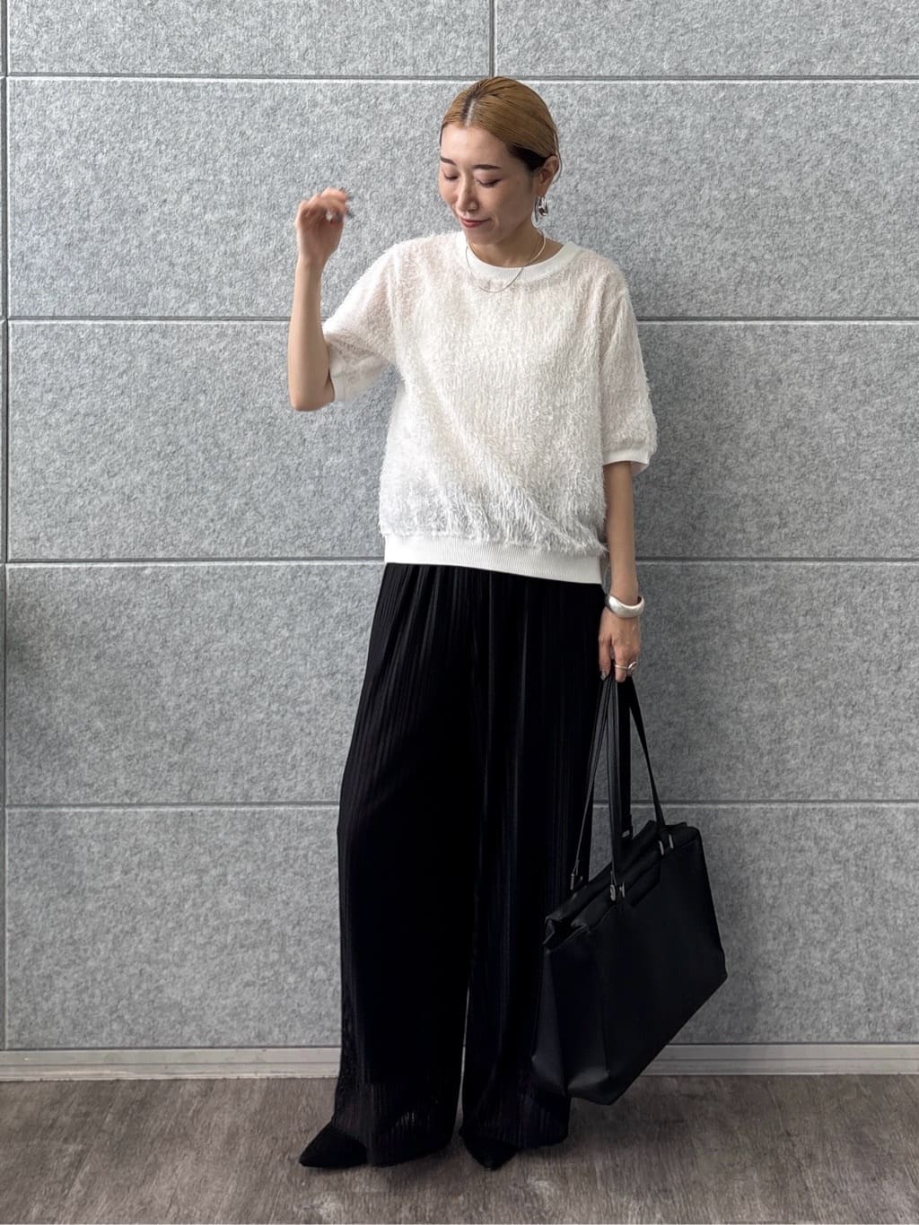 kotakiさんの「INDIVI｜ヘアリージャカードトップス」を使ったコーディネート