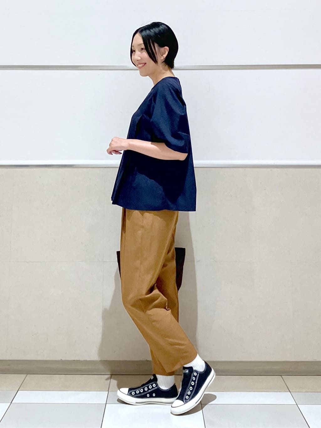 eriko さんの「Dessin｜【洗える】タックデザインブラウス」を使ったコーディネート