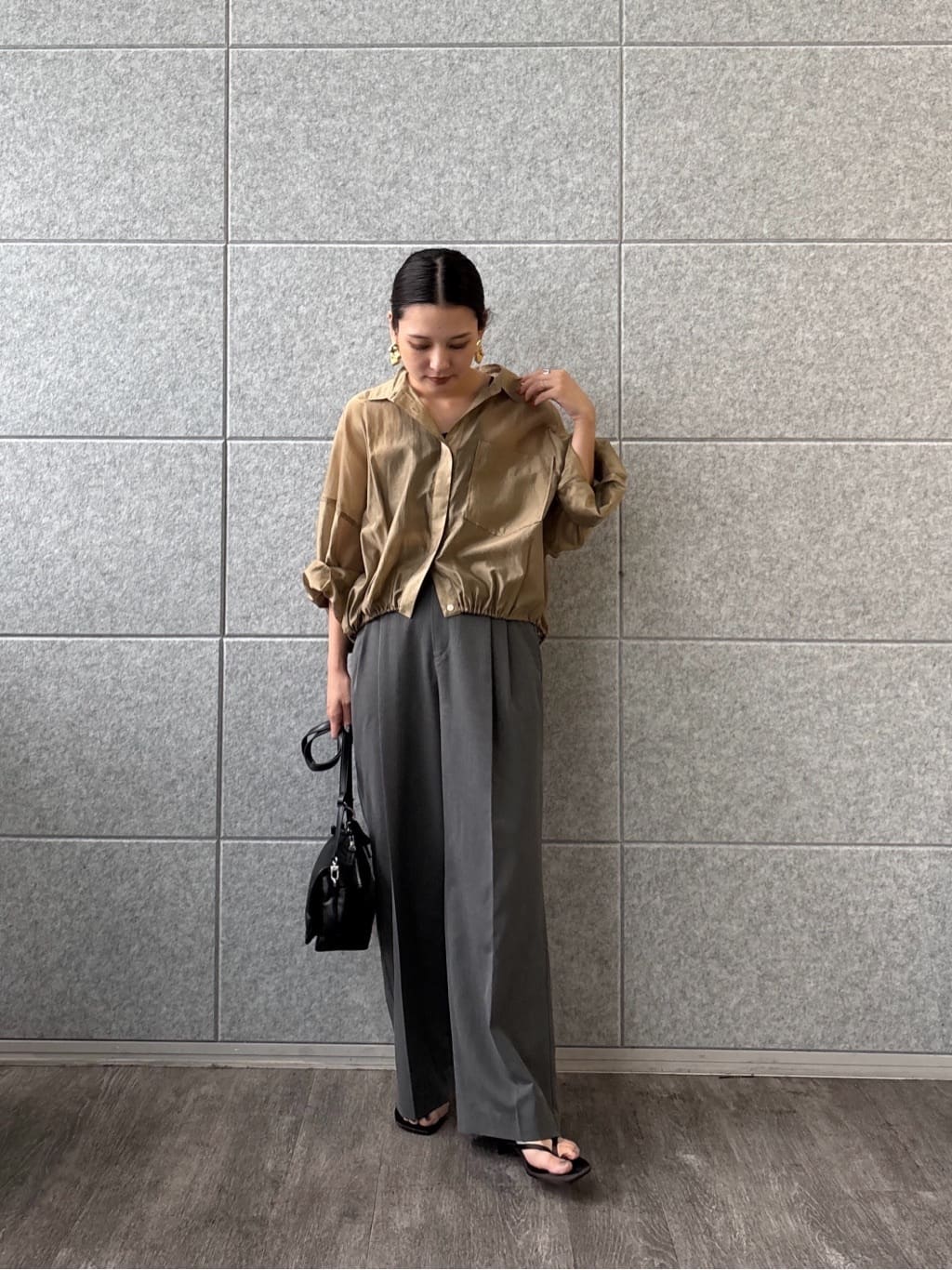 ayanoさんの「INDIVI｜Timeless｜モードスラックス」を使ったコーディネート