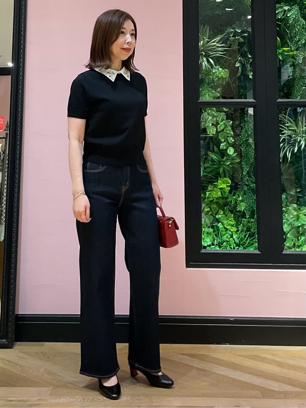 maruさんの「DRESSTERIOR｜【otonaMUSE5月号掲載】アーチフィットレザーパンプス」を使ったコーディネート