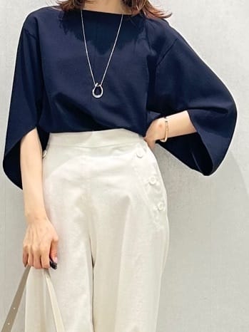Miwaさんの「UNTITLED｜フープトップネックレス」を使ったコーディネート