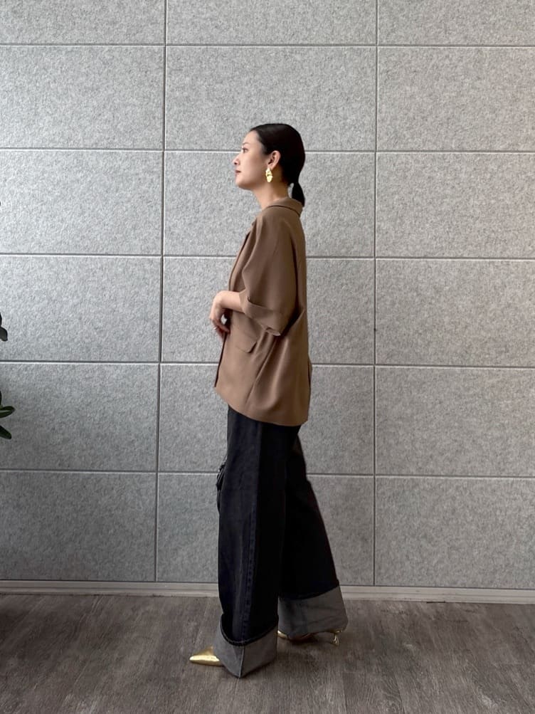 ayanoさんの「INDIVI｜ロールアップデニム」を使ったコーディネート