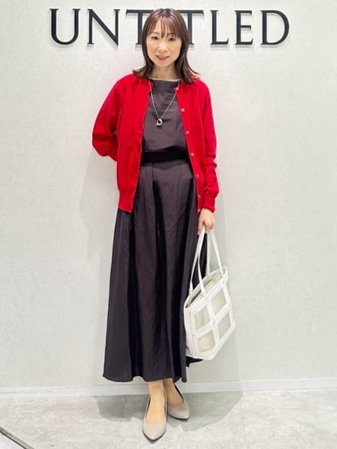 Miwaさんの「UNTITLED｜フープトップネックレス」を使ったコーディネート