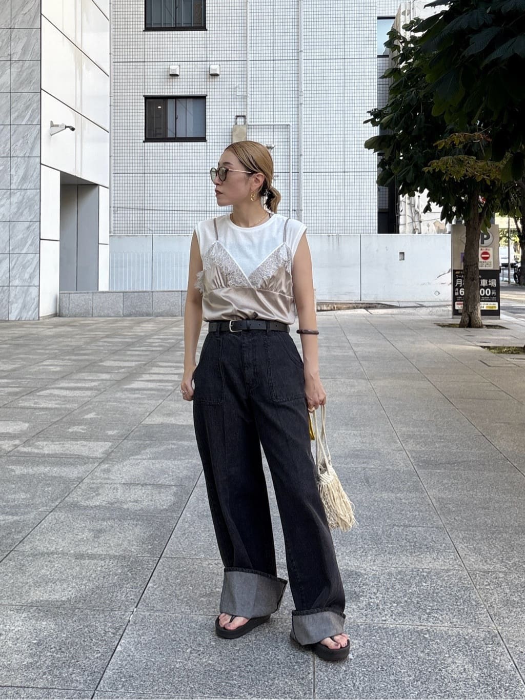 kotakiさんの「INDIVI｜キャミセットカットソー」を使ったコーディネート