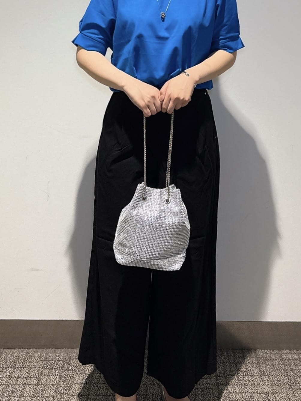 みーさんの「grove｜サマーハイパーストレッチワイドパンツ」を使ったコーディネート