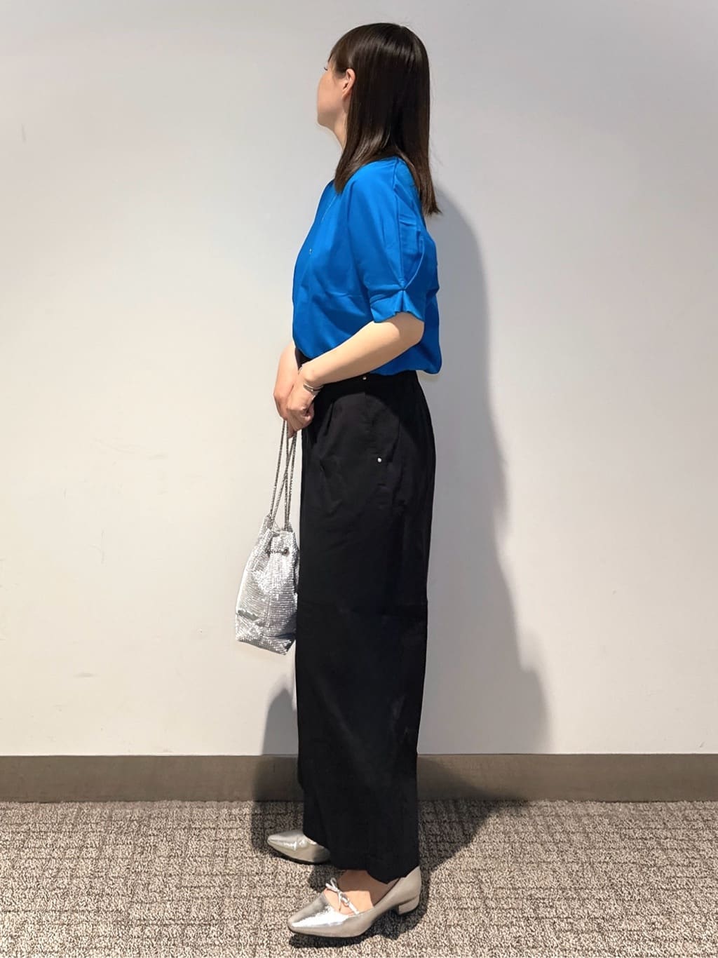 みーさんの「grove｜サマーハイパーストレッチワイドパンツ」を使ったコーディネート