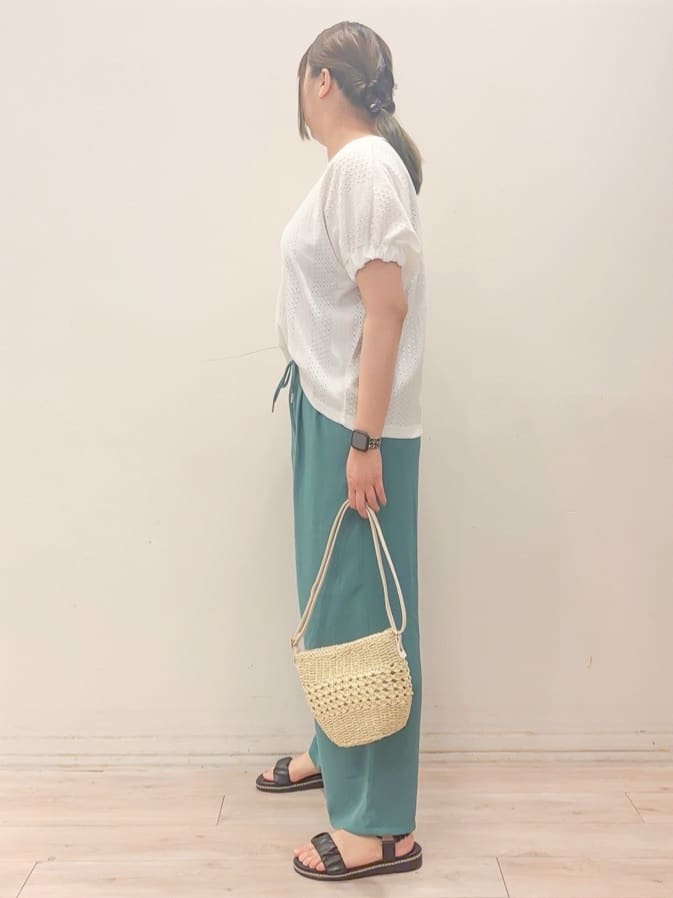 naoさんの「SHOO･LA･RUE｜◆雑材ミニショルダーバッグ」を使ったコーディネート