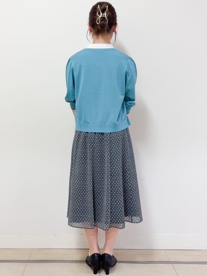 ハルさんの「Reflect｜【インナーに◎／すっきり見え！長め丈】タックデティールブラウス」を使ったコーディネート