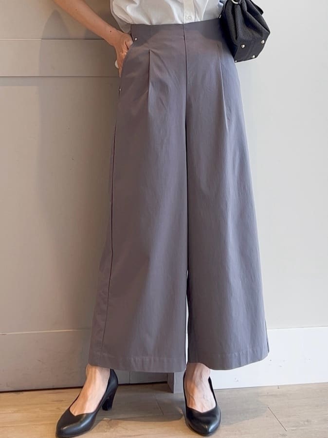 yamakoさんの「grove｜涼やかさと上品さを兼ね備えた　レースシャツブラウス」を使ったコーディネート