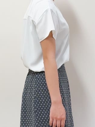 ハルさんの「Reflect｜【インナーに◎／すっきり見え！長め丈】タックデティールブラウス」を使ったコーディネート