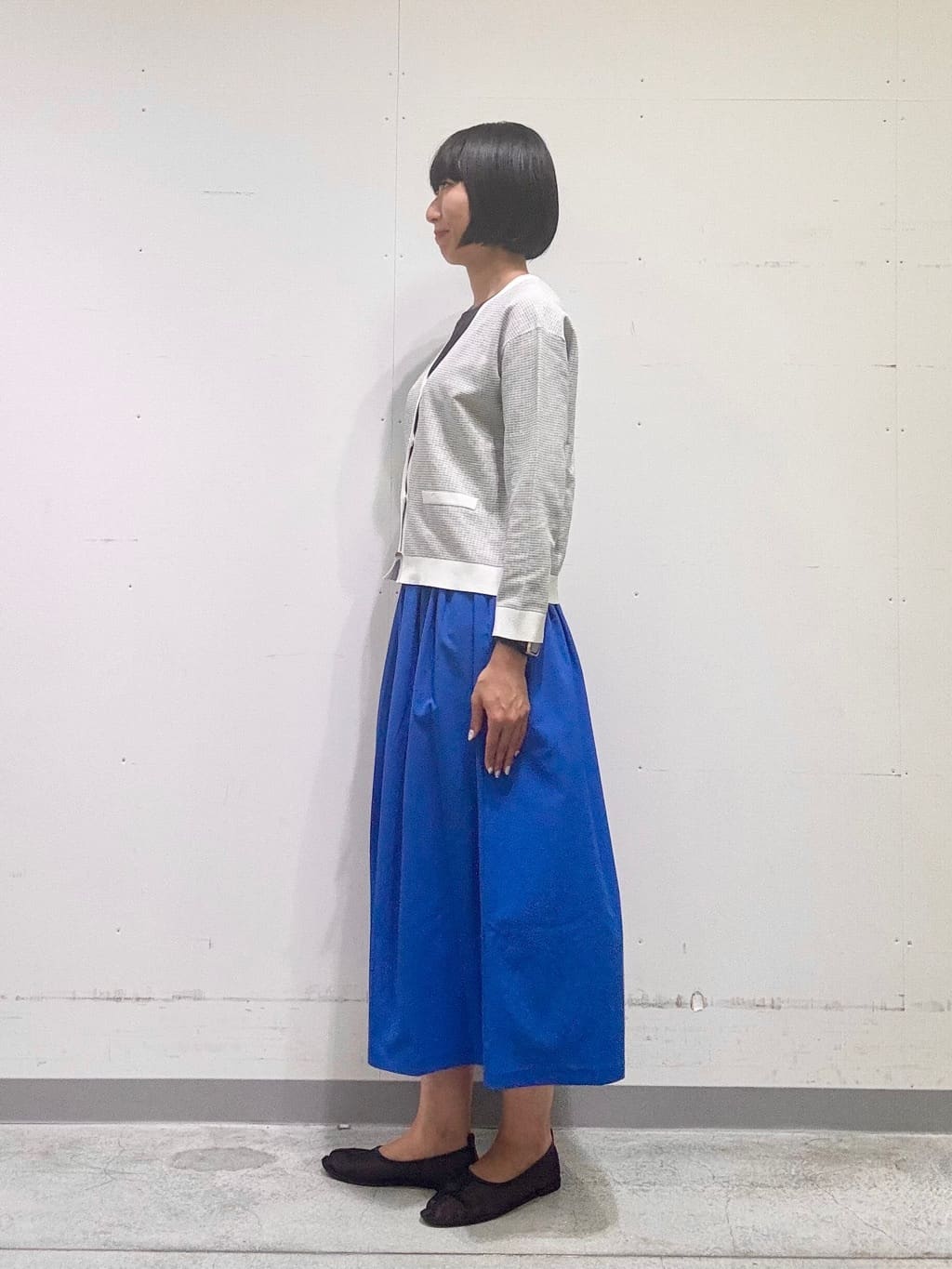 naoさんの「INDIVI｜【軽く羽織れる/洗える】ジャケット風カーディガン」を使ったコーディネート