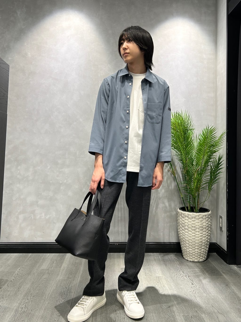 ruiさんの「TAKEO KIKUCHI｜【Sサイズ～】ラッセルメッシュ パンツ」を使ったコーディネート
