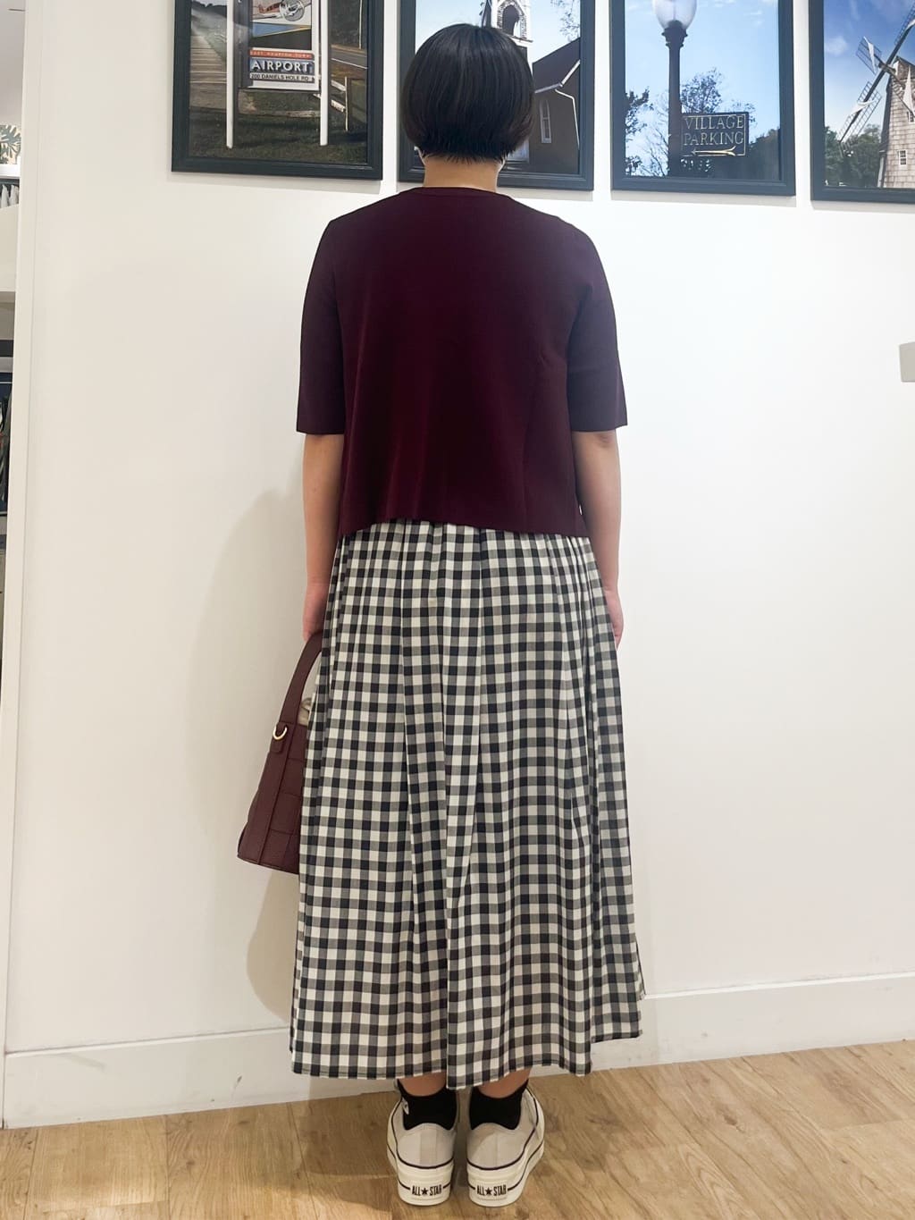 Asukaさんの「Dessin｜【洗える】リブノースリーブニット」を使ったコーディネート