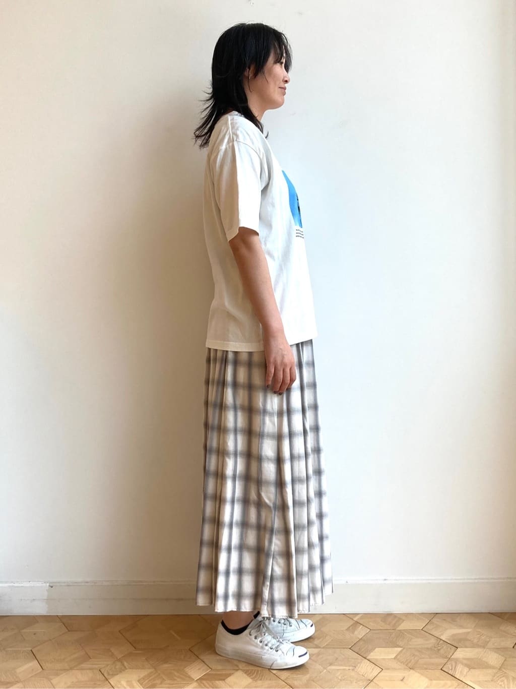 nakagawaさんの「Dessin｜【ユニセックス・洗える】オーガニックコットンロゴ入りTシャツ」を使ったコーディネート