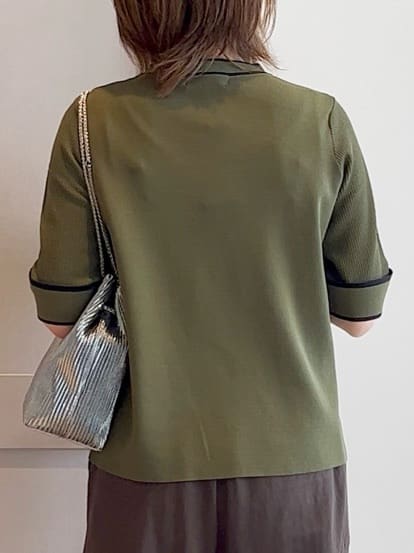 yamakoさんの「grove｜【接触冷感】見た目はきちんと、着心地はらくちん クロップドベイカーパンツ」を使ったコーディネート